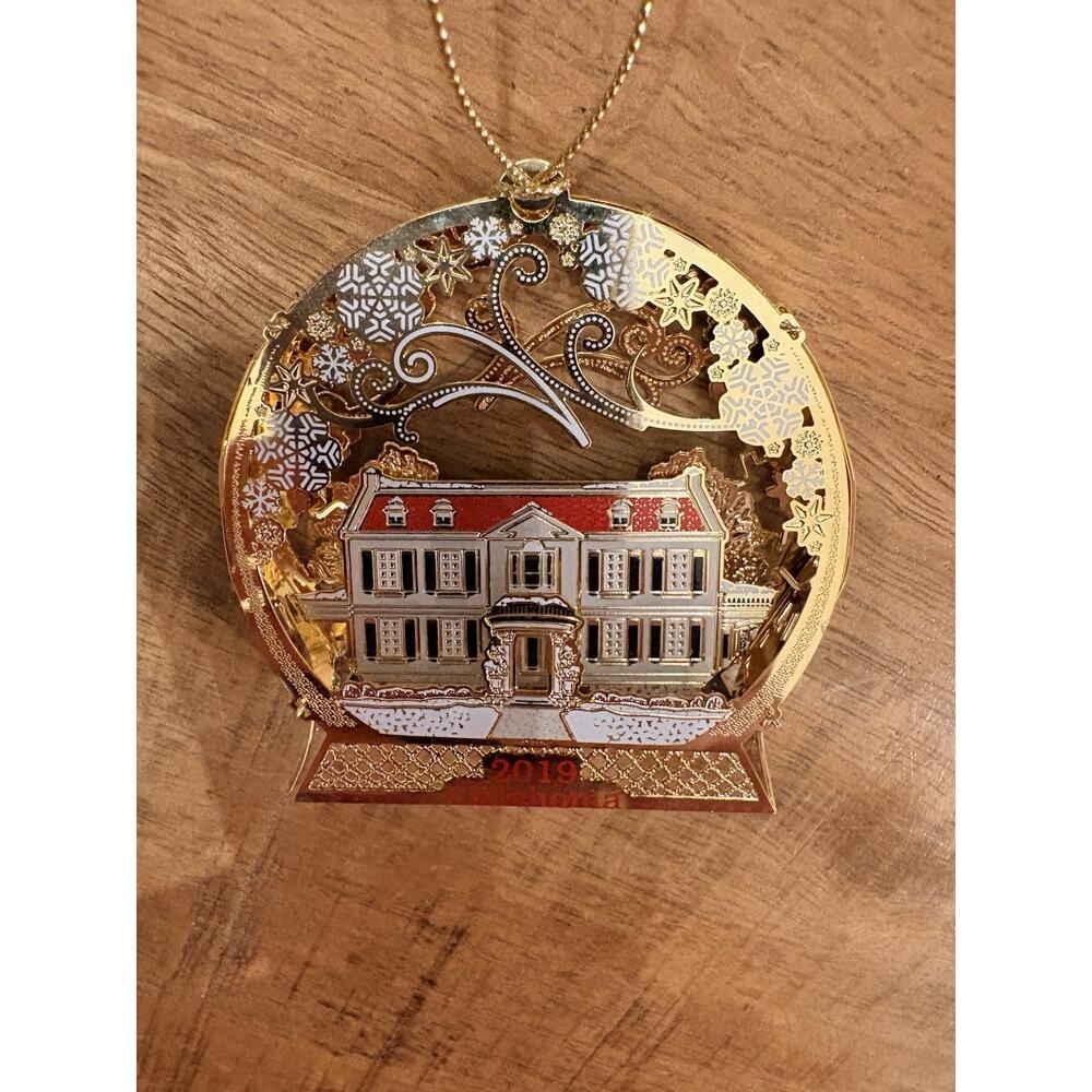 Oklahoma Governor's Mansion Christmas Tree Ornament 2019 Souvenir - Picture 3 of 6